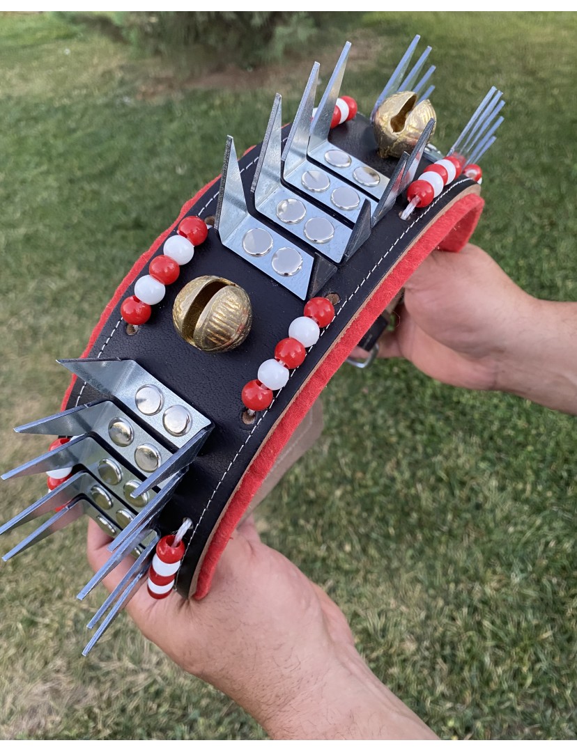 Kangal Çoban Köpek Tasması 2 Zilli Hakiki Manda Derisi Eğilmez Bükülmez Çoban Serisi