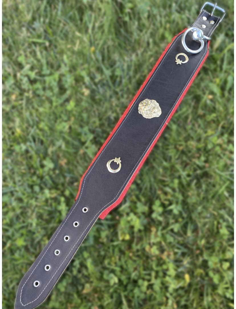 Köpek Boyun Tasması Hakiki Deri Büyük Irk 78 Cm