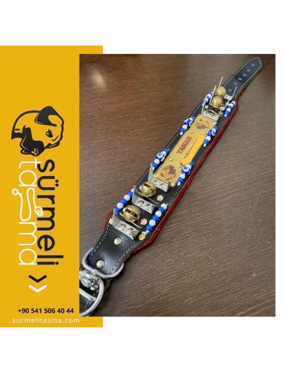 İsteğinize Özel İsimli Hakiki Deri Kangal Köpek Tasması Çoban Zilli Dikenli Boyunluk 1. Sınıf