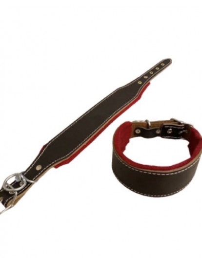 Yavru Hakiki Manda Derisi Köpek Tasması