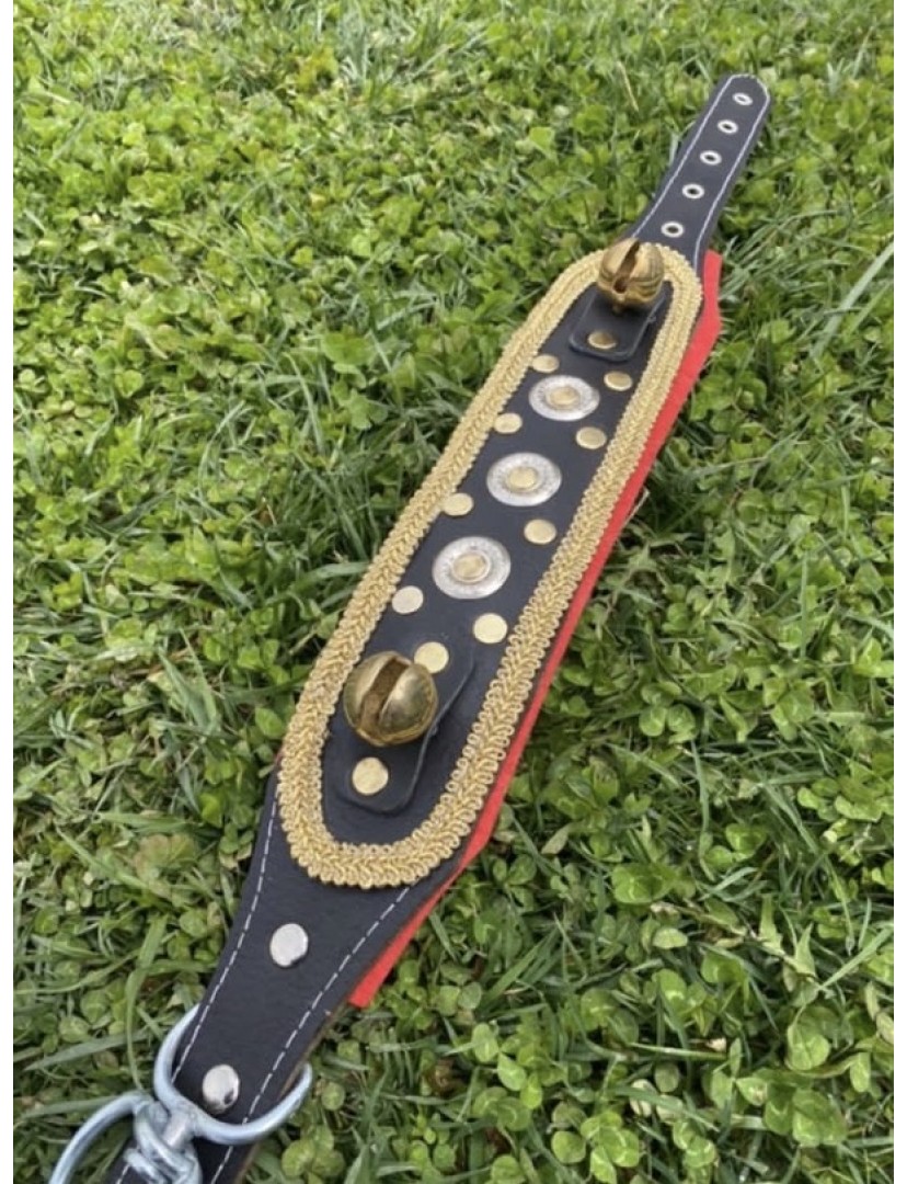 Yavru Kangal Tasması Hakiki Deri 2 Zilli