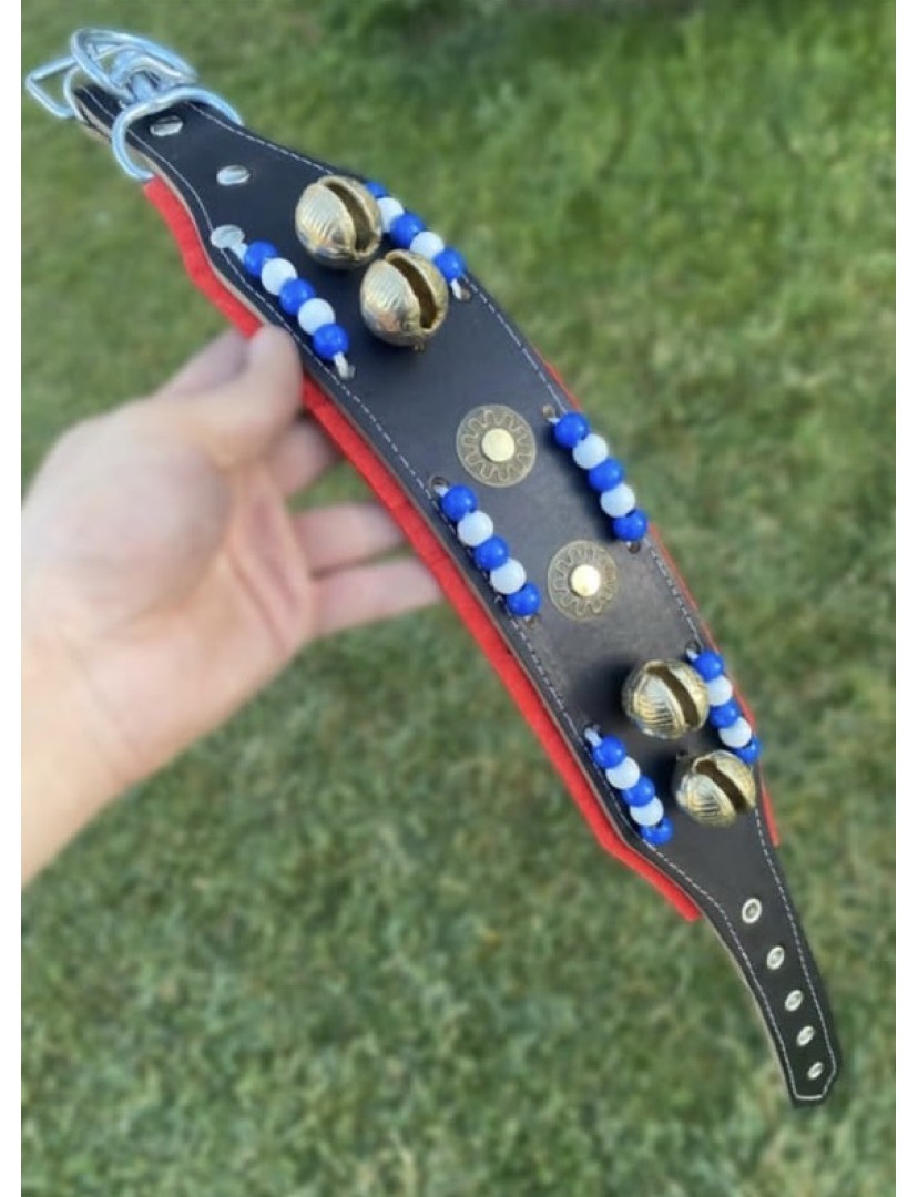 Yavru Kangal Köpek Tasması 4 Zilli 60 Cm