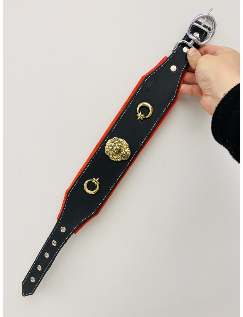 Yavru Kangal Köpek Tasması 60 Cm Hakiki Deri