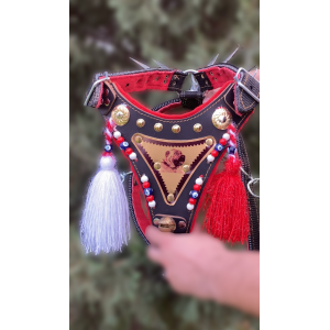 Kangal Çoban Gladyatör Göğüs Tasması Çift Kat 1. Sınıf