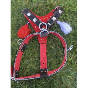 Gladyatör Göğüsten Kangal Tasması Çift Kat Ultra Dayanıklı Ayarlanabilir