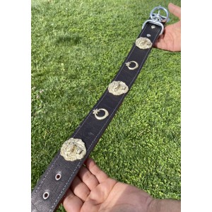Kangal Köpek Tasması Hakiki 1. Sınıf Manda Derisi 5 Cm Genişlik Kangal Köpek Tasması Hakiki 1. Sınıf Manda Derisi 5 Cm Genişlik