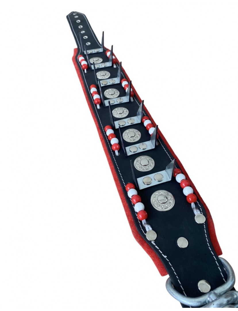 Kangal Çoban Köpek Tasması Hakiki Deri Zilsiz Model Eğilmez Bükülmez