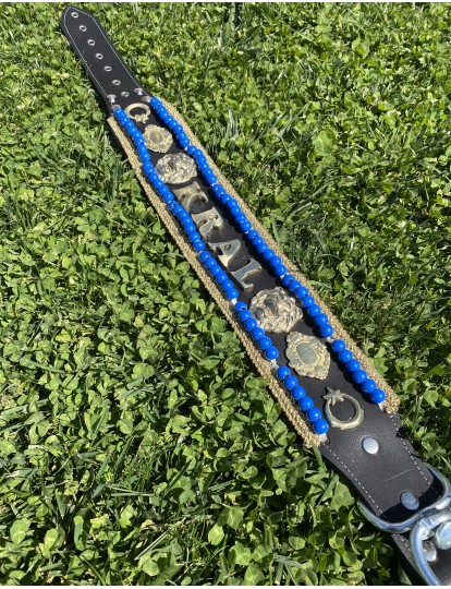 İsteğinize Özel Hakiki Deri Kangal Köpek Boyun Tasması Hakiki Manda Derisi