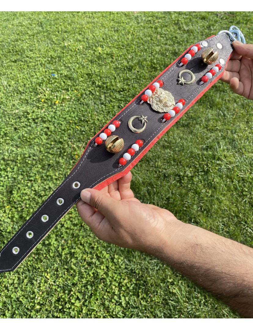 Yavru Kangal Tasması Hakiki Deri 2 Zilli 1. Sınıf