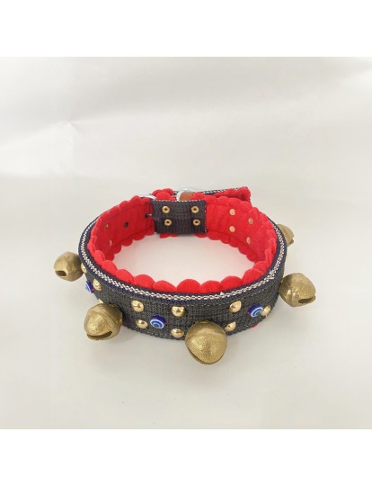 5 Zilli Çift Kat Kangal Köpek Tasması 1. Sınıf Dayanıklı