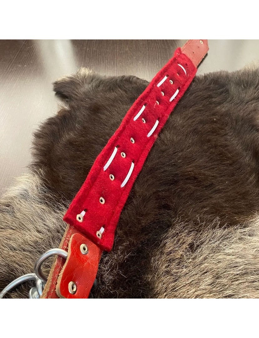 Kangal Köpek Tasması Hakiki Manda Derisi 2 Zilli 1. Sınıf