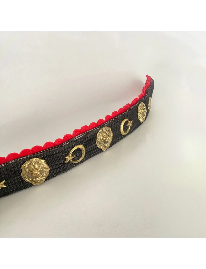 Kangal Köpek Tasması Çift Kat Dokuma Palaska 1. Sınıf Orta ve Büyük Irk