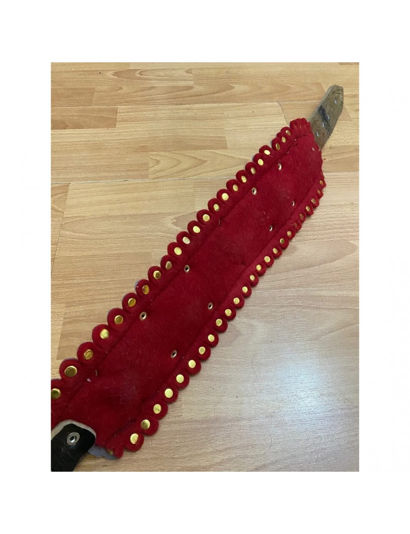 Büyük Zilli Kangal Köpek Tasması Hakiki Deri