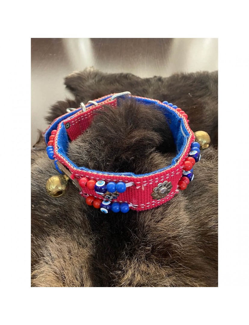 Kangal Köpek Tasması 2 Zilli 74 Cm Palaska