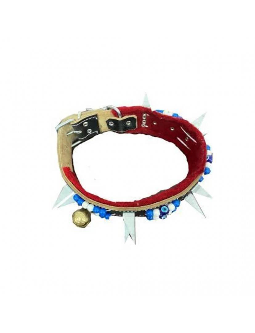 Deri Kangal Çoban Tasması 2 Zilli