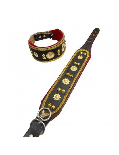 Yavru Deri Köpek Tasması 60 Cm Zilsiz Model