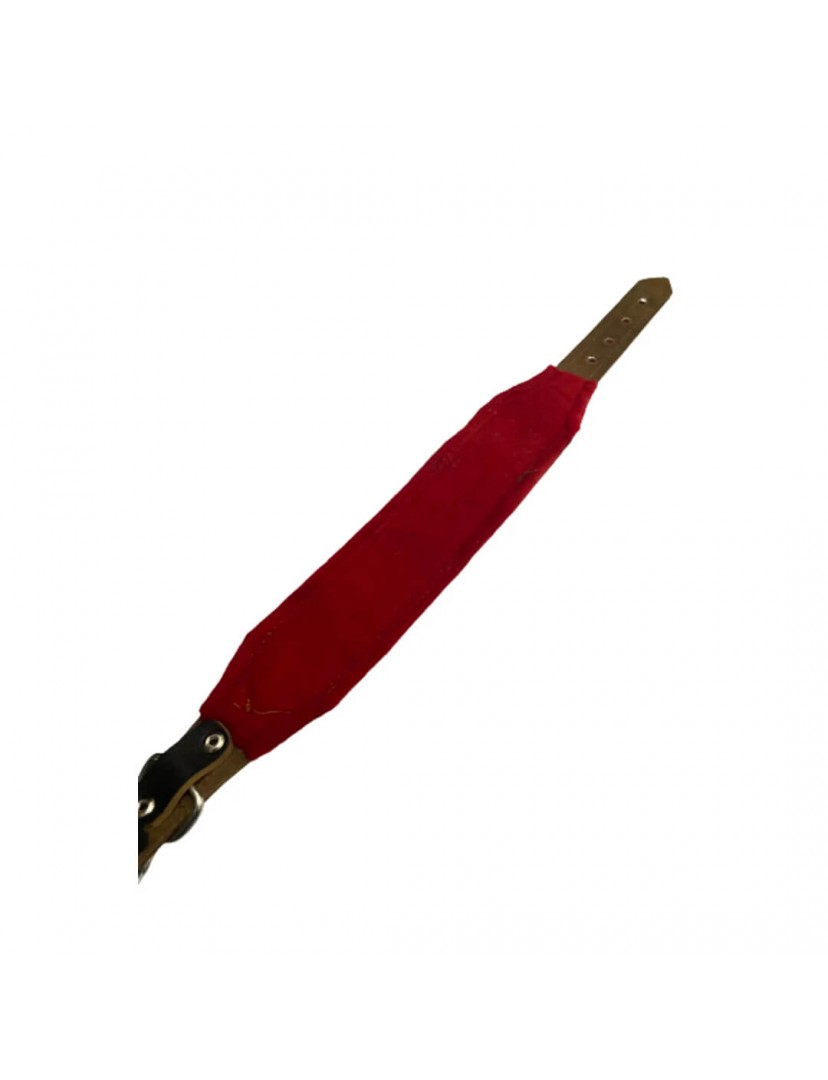 Yavru Deri Köpek Tasması 60 Cm Zilsiz Model