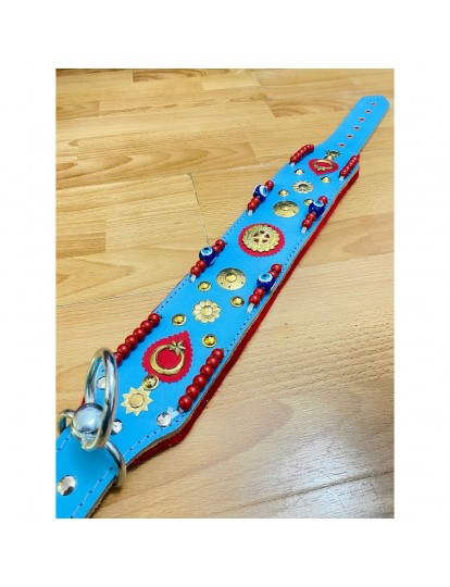 Geniş Deri Kangal Köpek Tasması Zilsiz Model