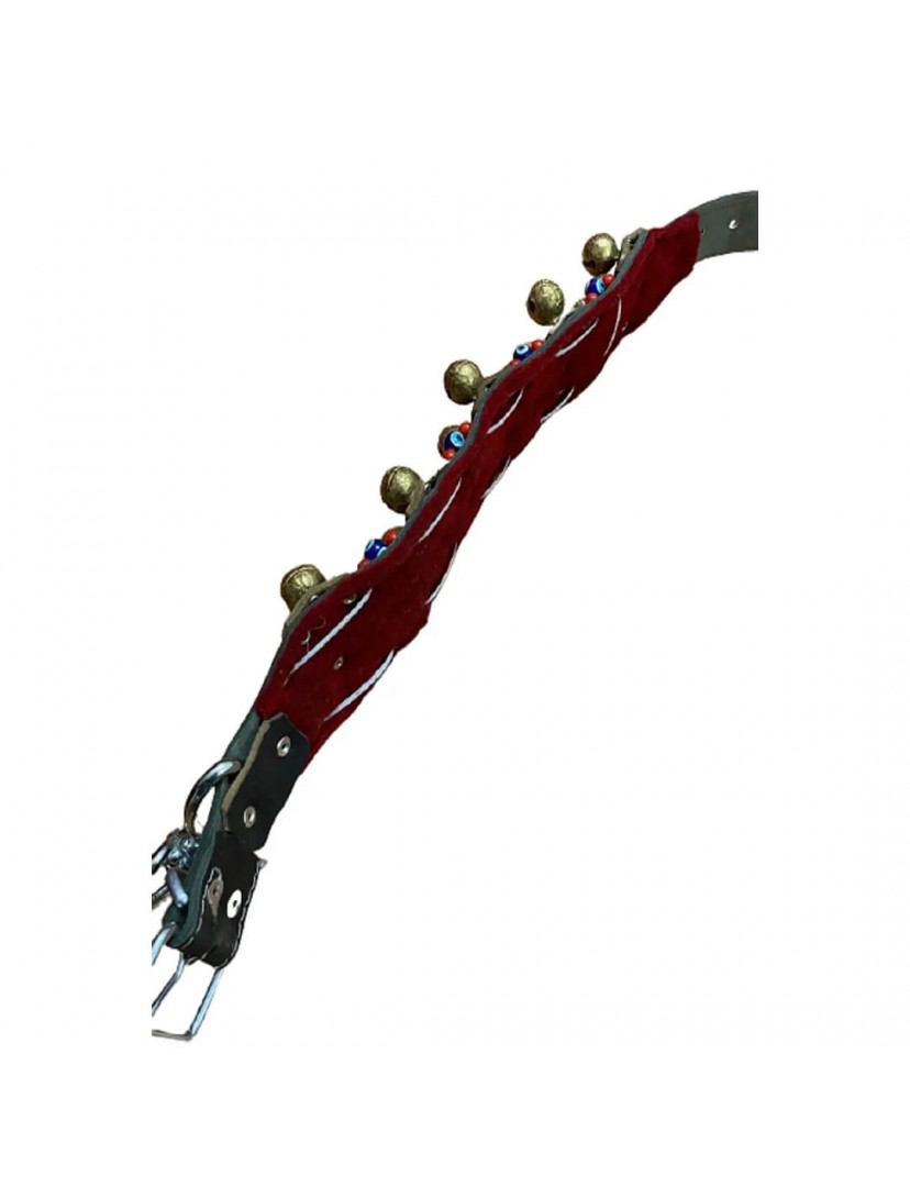 Kangal Köpek Tasması 10 Zilli Deri