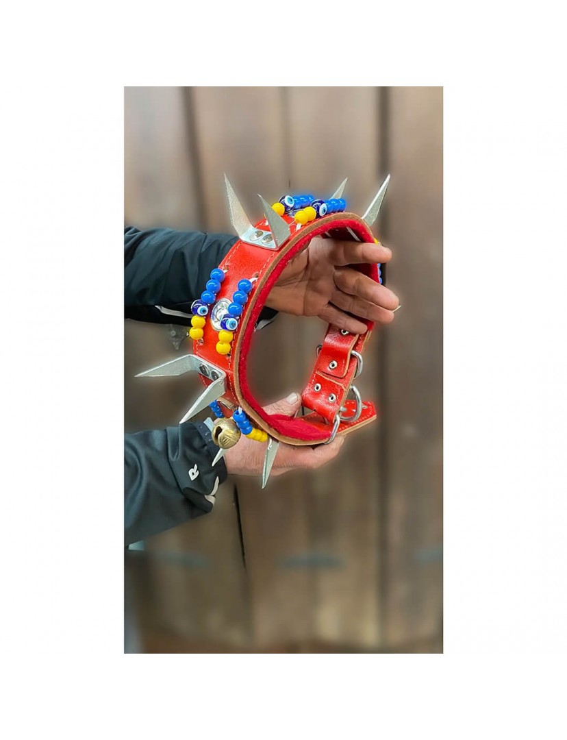 Kangal Köpek Tasması Çoban Zilli Hakiki Deri