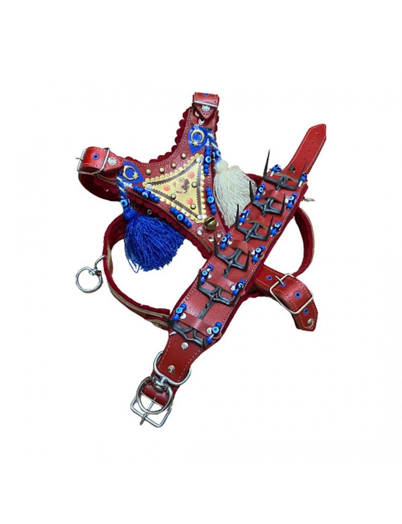 Kangal Köpek Tasma Seti Çoban Göğüslük Boyunluk Hakiki Deri