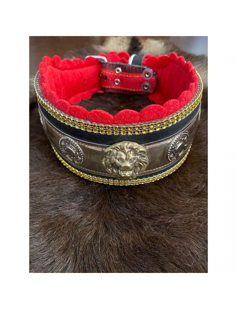 Aslan Logolu Kangal Köpek Tasması Özel Tasarım