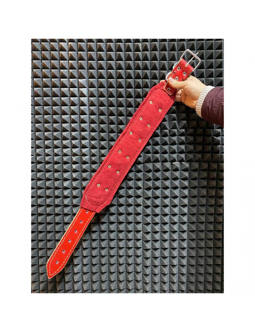 4 Zilli Geniş Deri Kangal Köpek Tasması