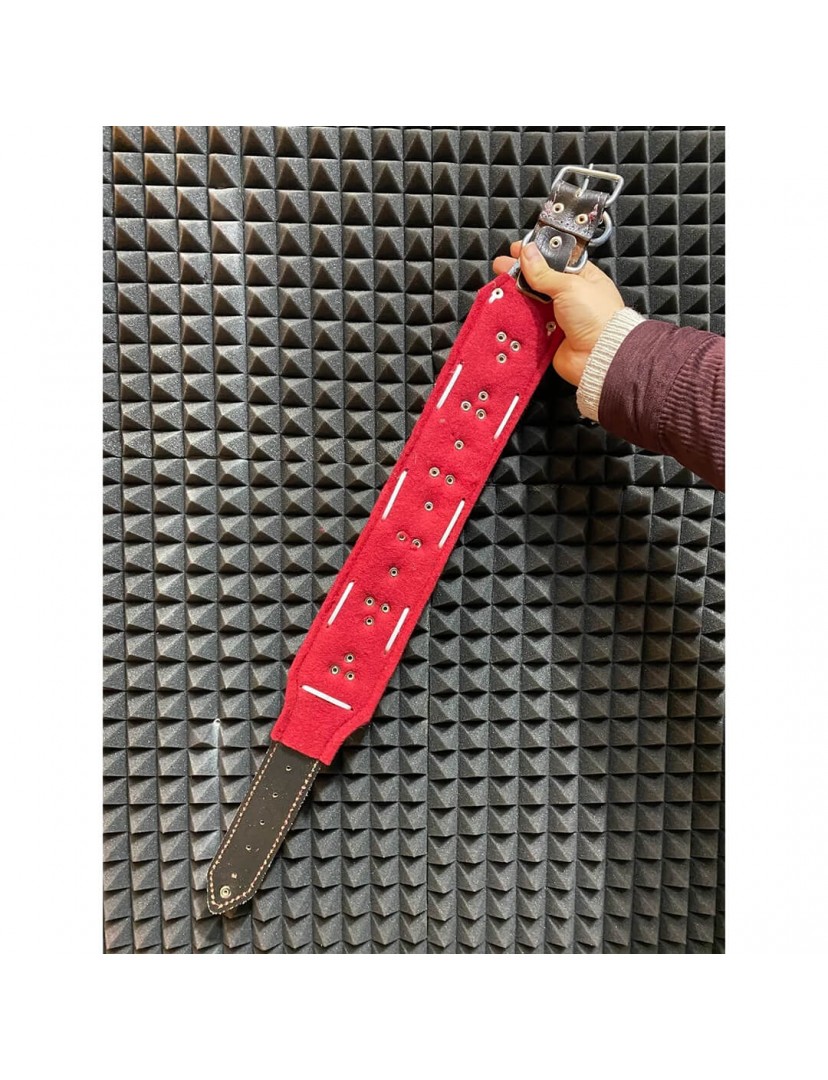 Kangal Köpek Tasması Çoban 2 Zilli Hakiki Manda Derisi 