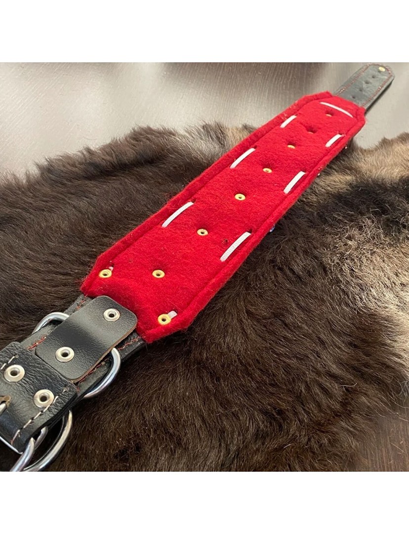 Geniş Deri Kangal Köpek Tasması Zilsiz Model Hakiki Manda Derisi